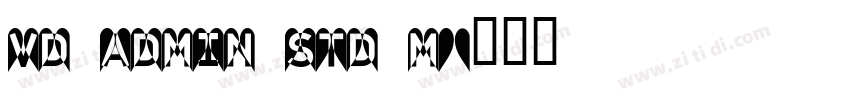 VD admin Std M字体转换